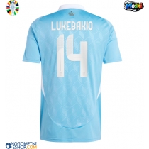 Moški Nogometni dresi Belgija Dodi Lukebakio #14 Gostujoči EP 2024 Kratek Rokav